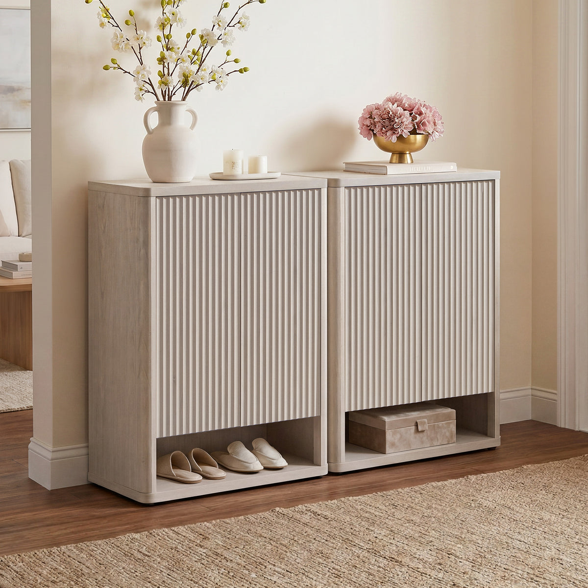 Cas Shoe Cabinet with Doors