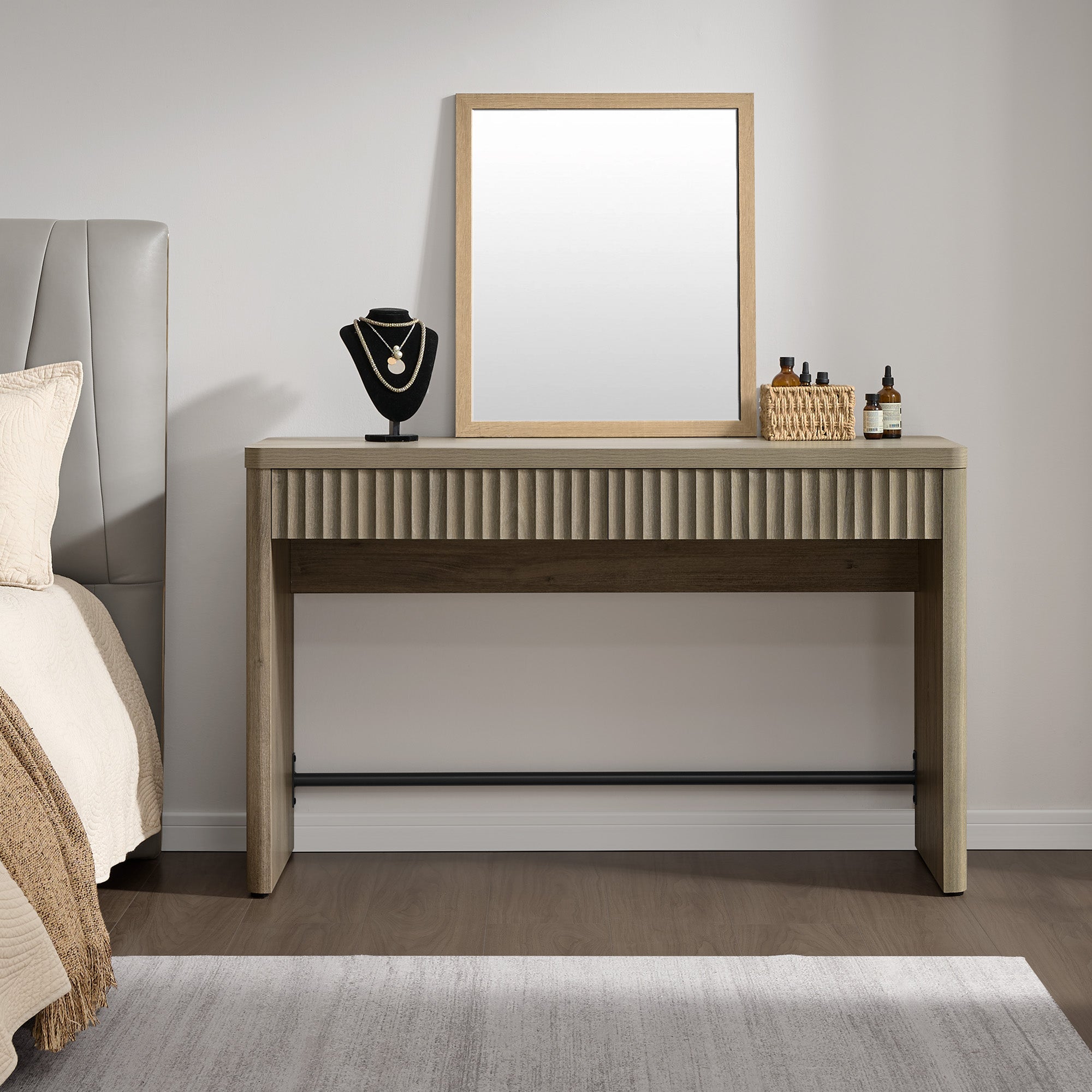 Cas Home Office Desk with 2 Drawers