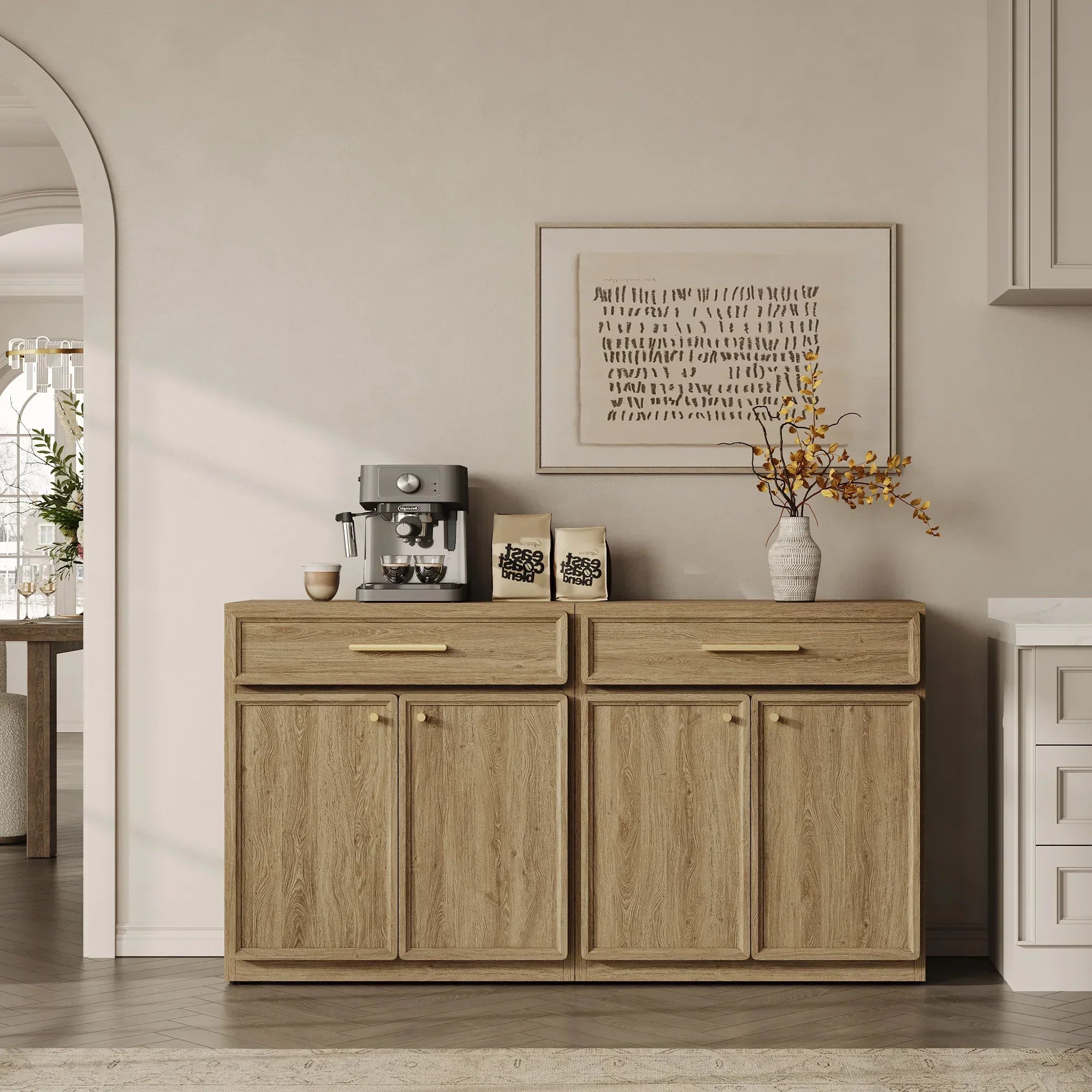 Crescent Sideboard Buffet Cabinet