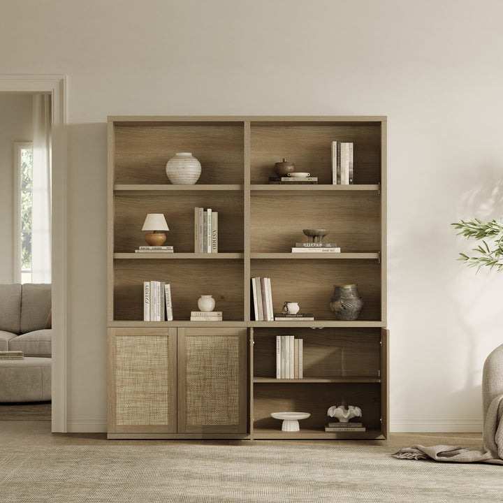 Zura Bookcase with 2 Doors