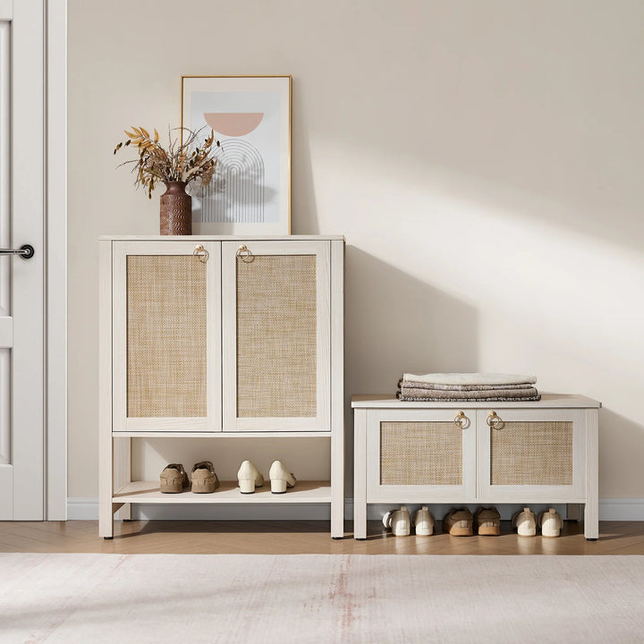 Terra Rattan Shoe Bench