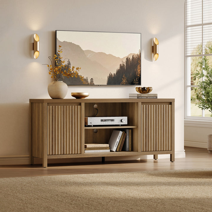 Prelude 65Inch TV Stand with Storage，Set of 2