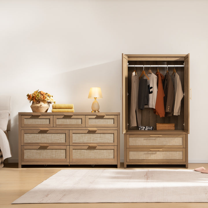 Savanna Dresser and Wardrobe Set-WM