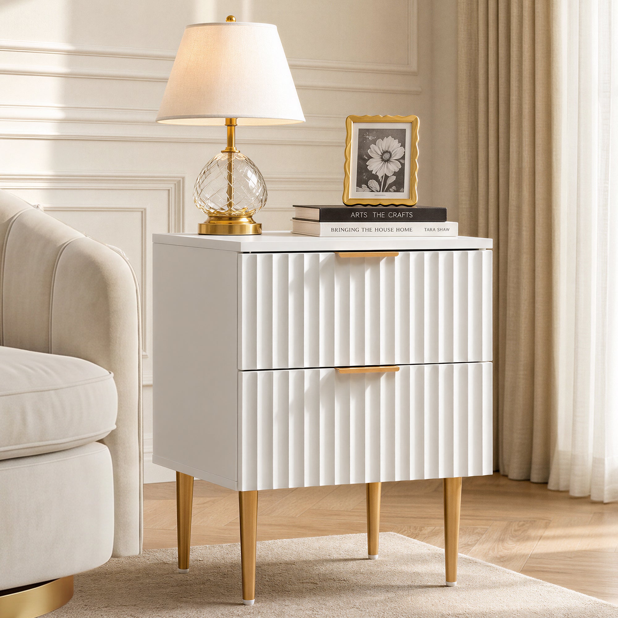 Opus Nightstand with Drawers