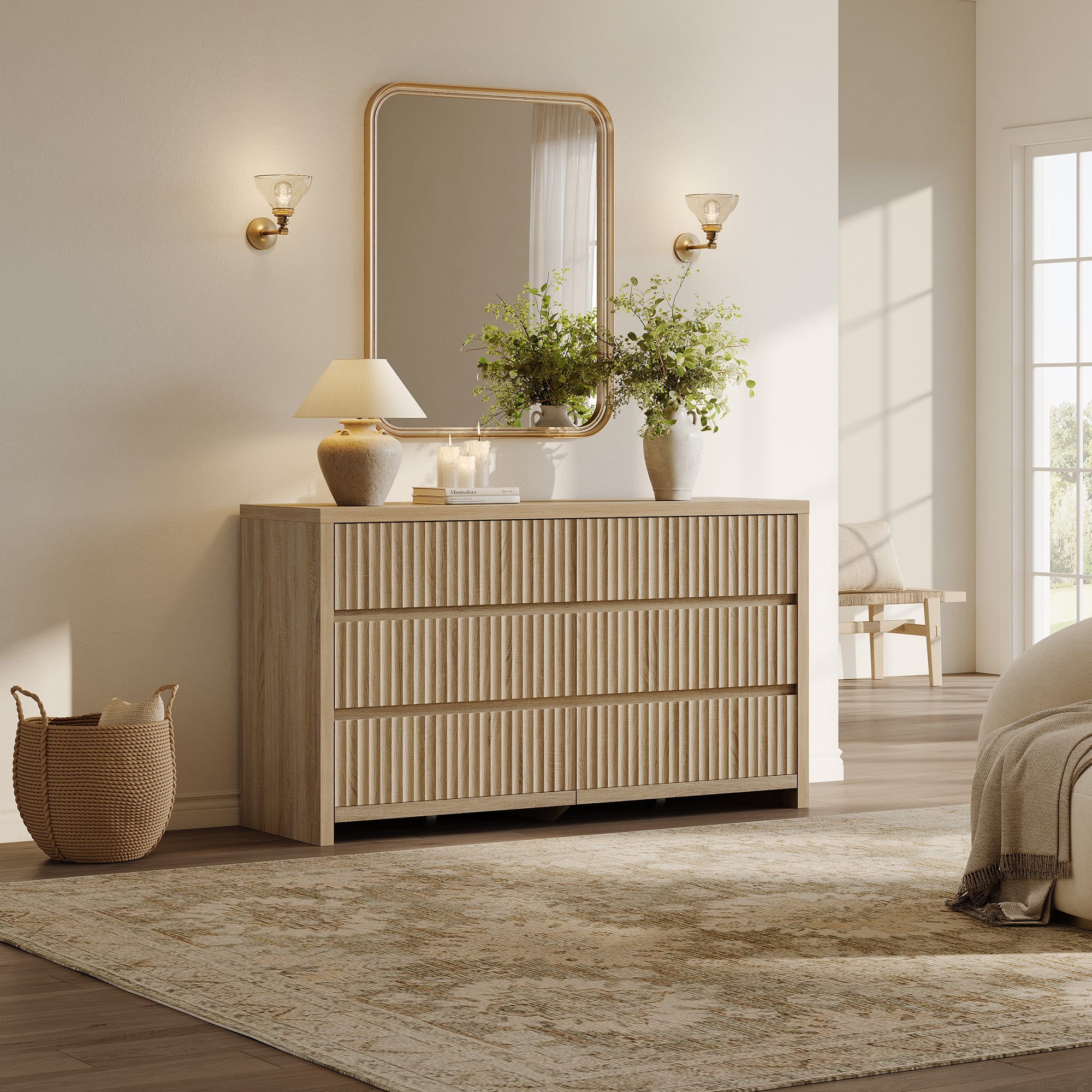 Prelude Modern Dresser and Nightstands Bedroom Sets