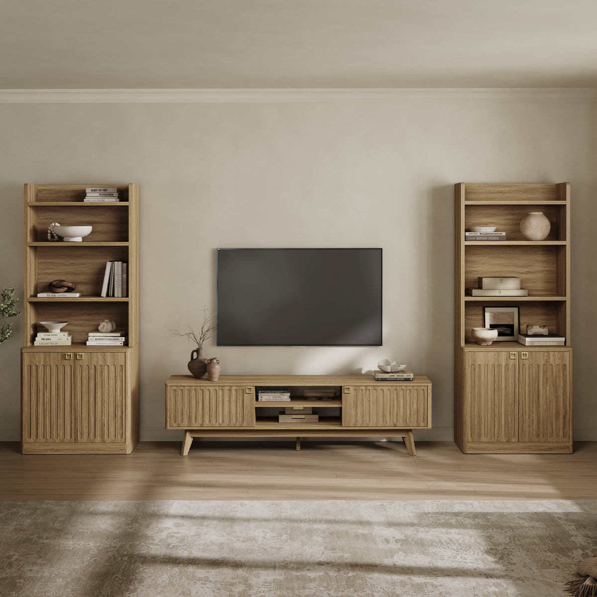 Domus Modern TV Stand, 2 Doors