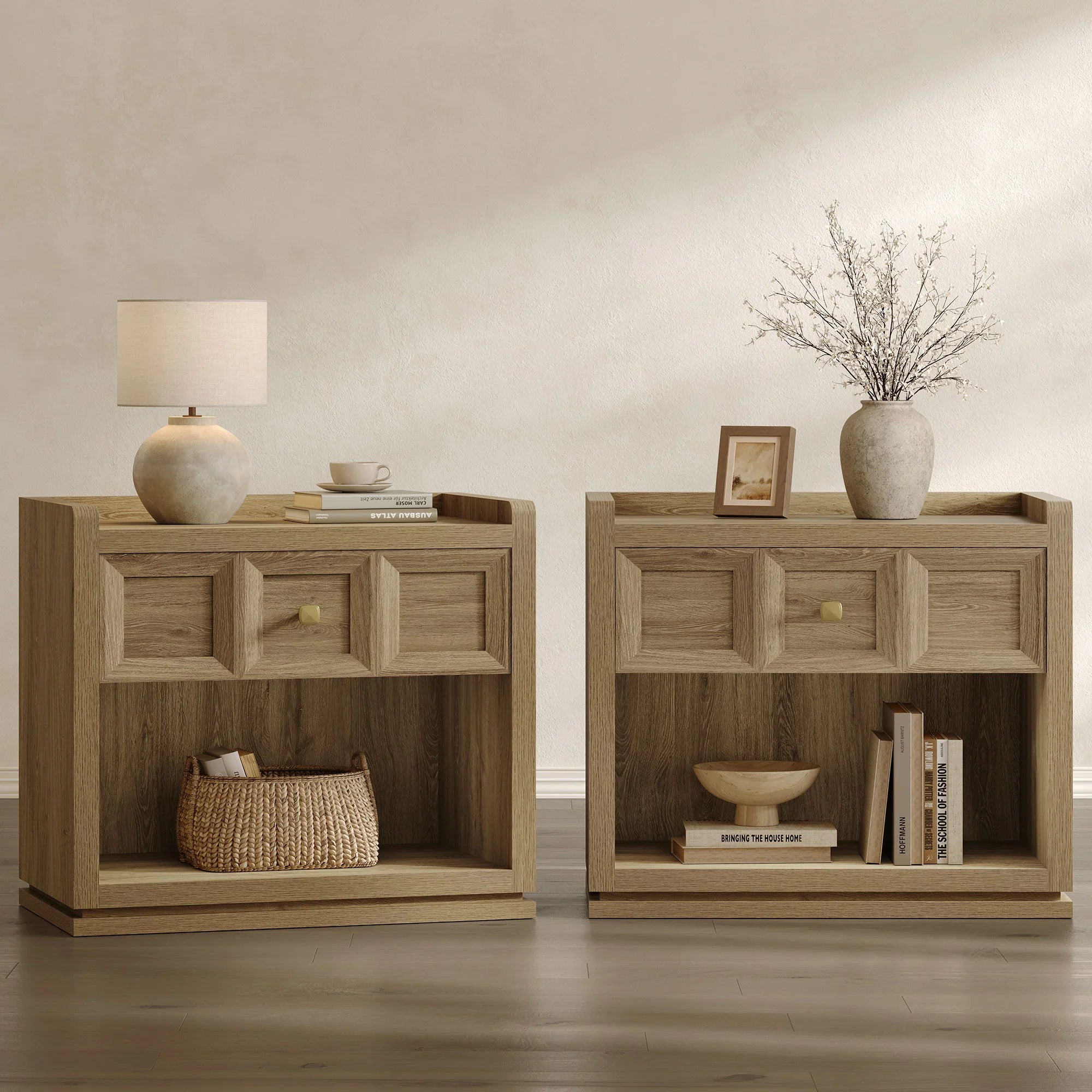 Helio 6 Drawers Dresser and Nightstand