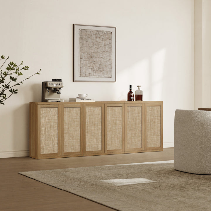Zura Rattan Sideboard, 2 Doors