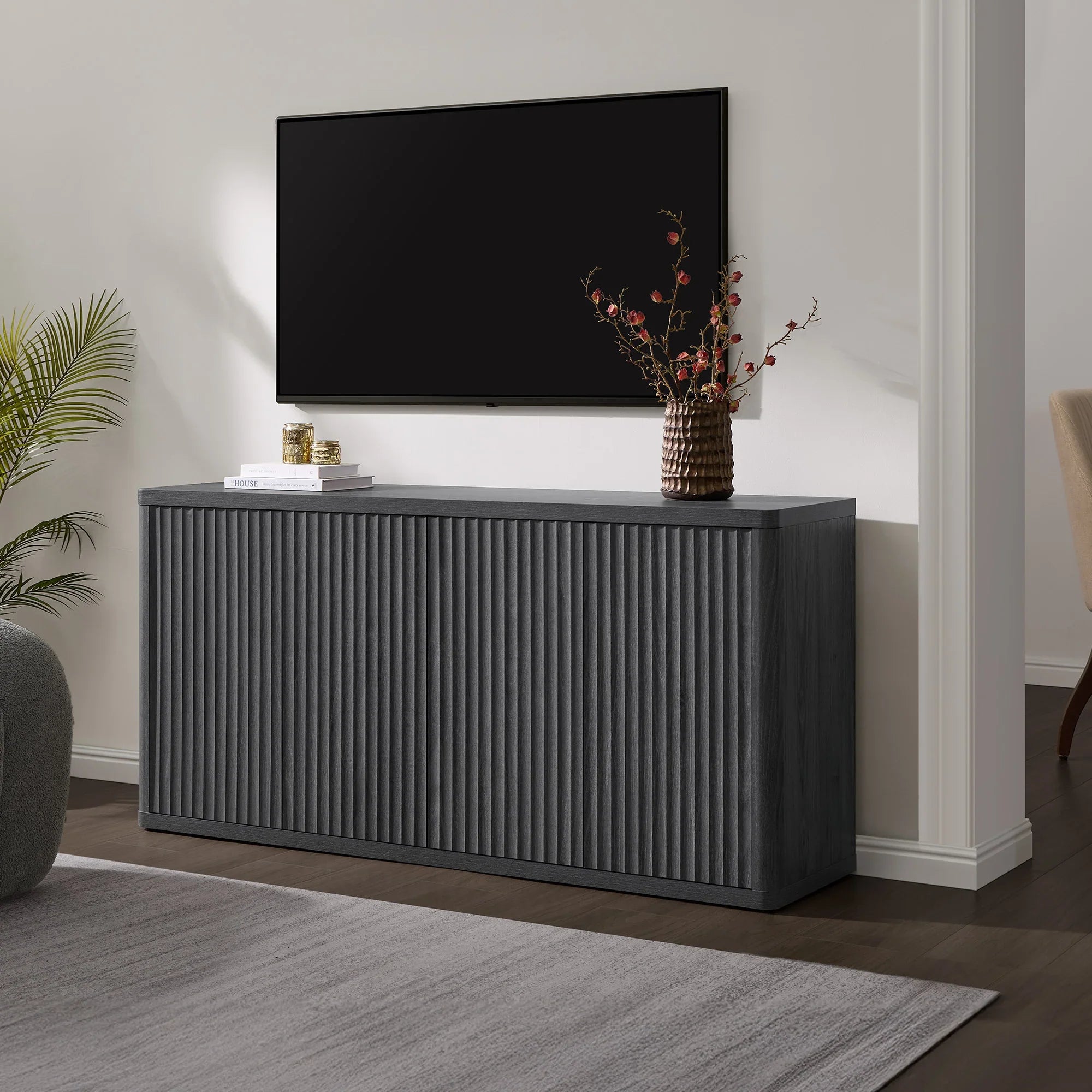 Cas TV Stand with 4 Doors