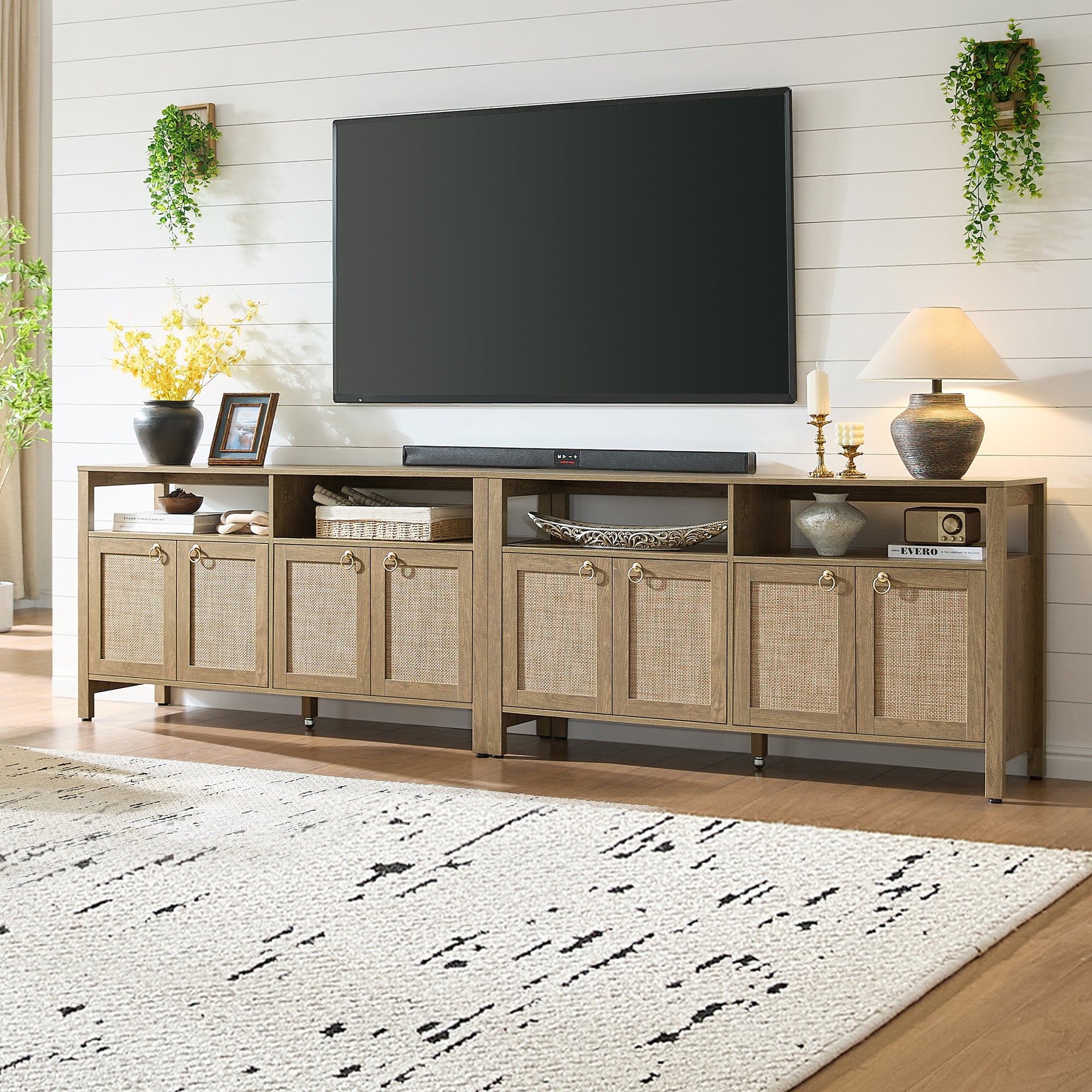 SICOTAS Boho TV Stand for TVs up to 65"-WM