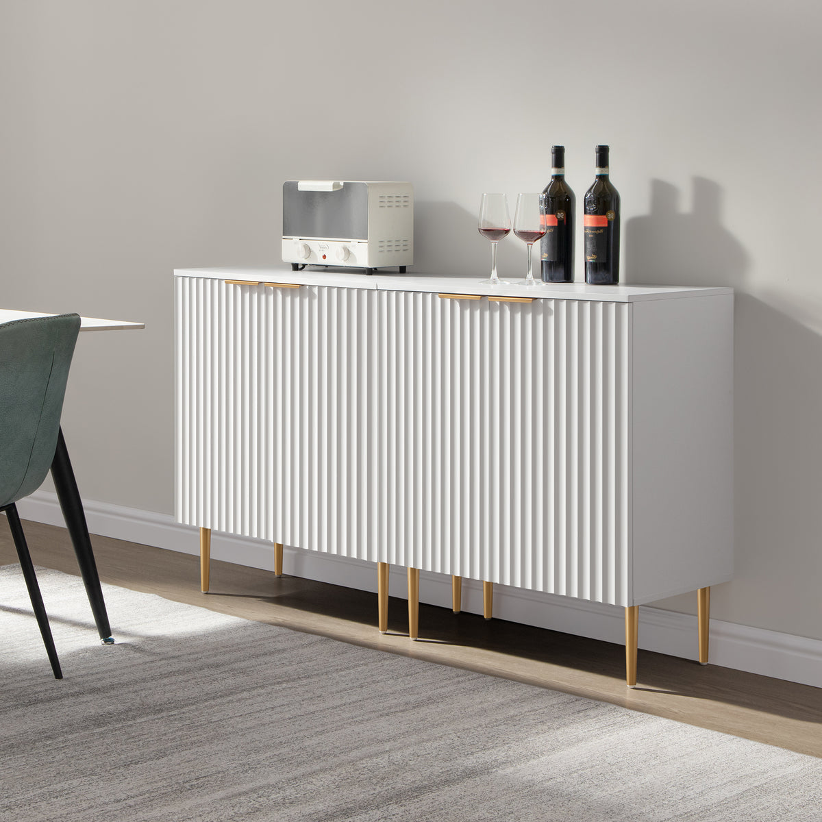 Opus Buffet Cabinet with Storage, Set of 2