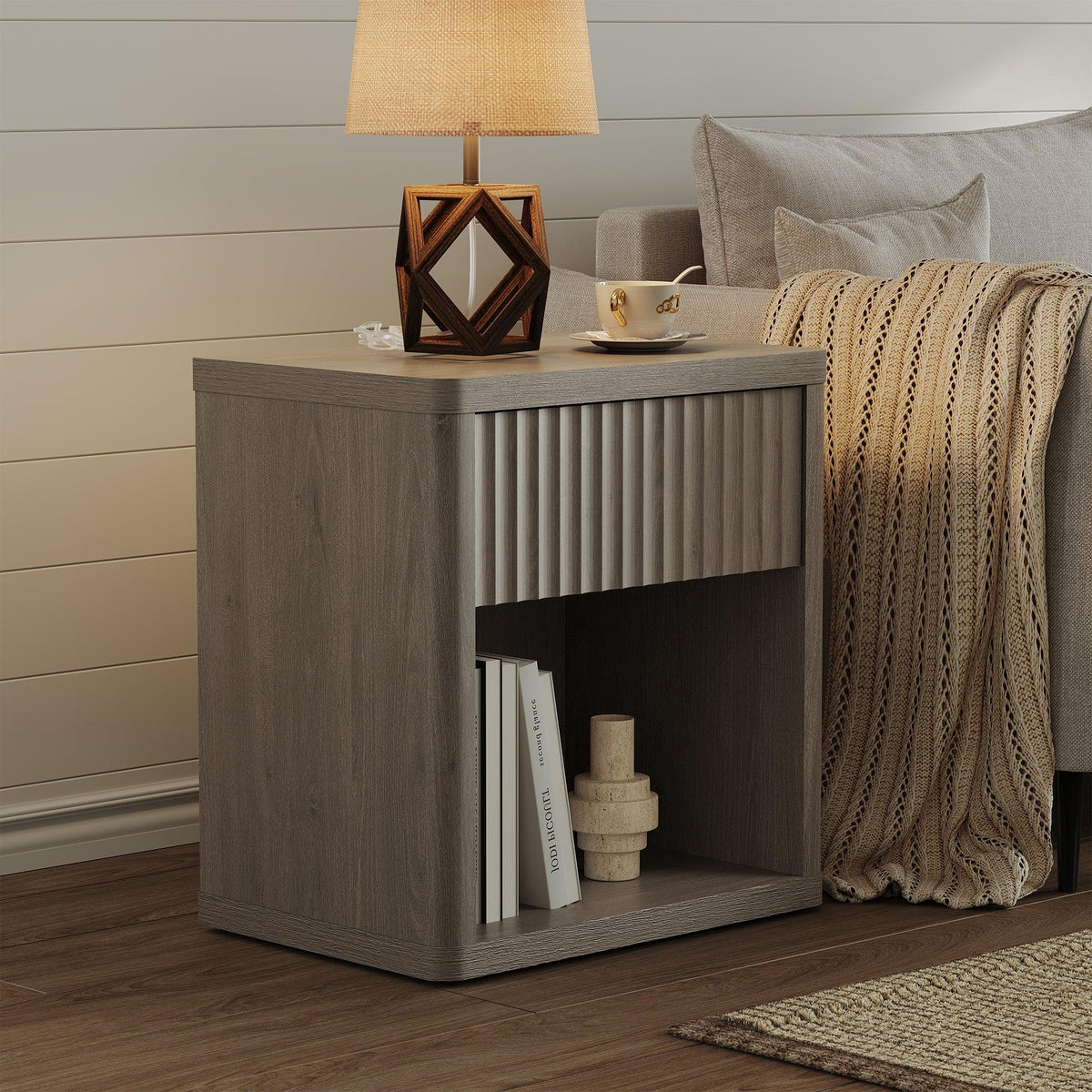 Cas 6 Drawers Dresser Fluted Bedroom Sets