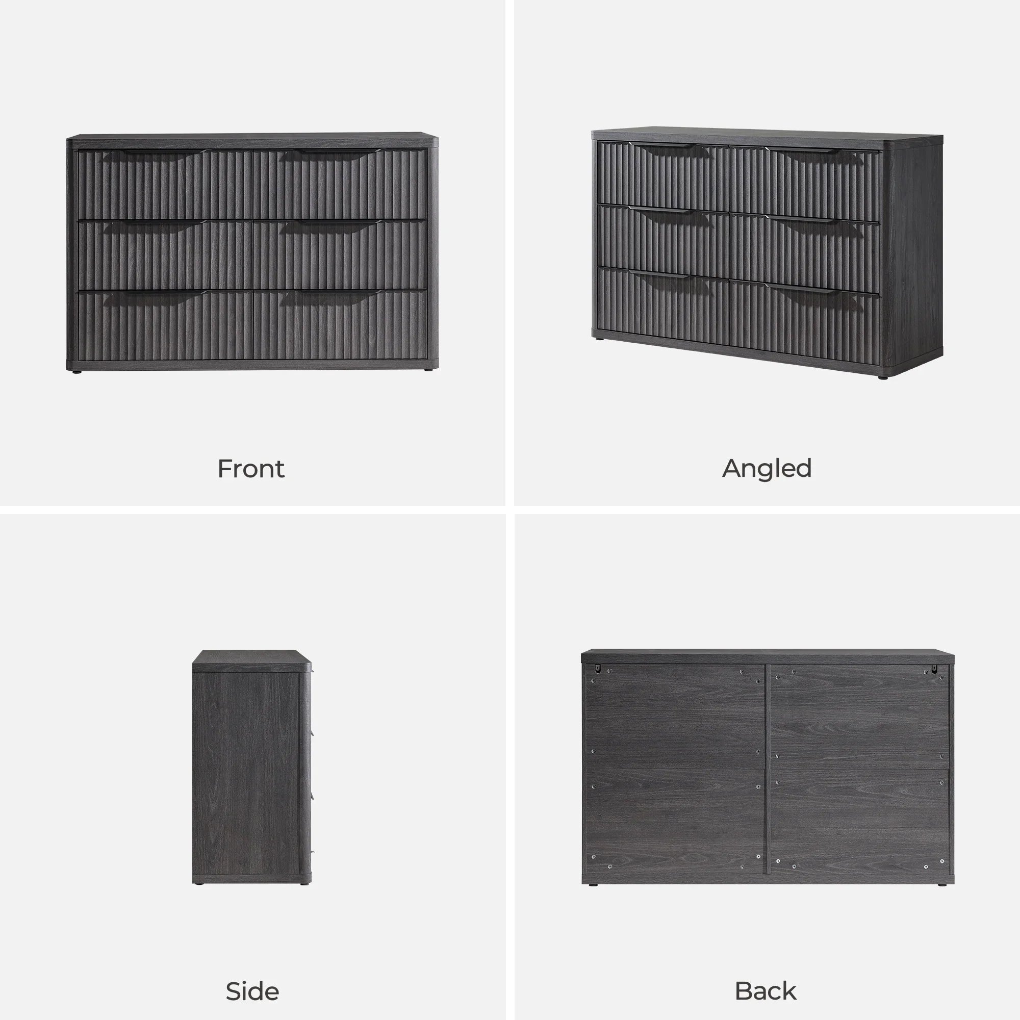 Cas Dresser Set, Black Handle