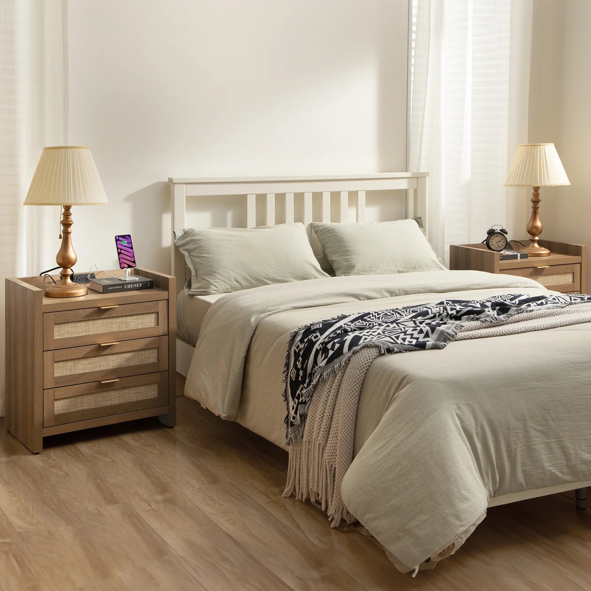 Savanna 3 Drawers Nightstand