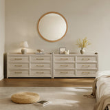 Helio Dresser with 6 Drawers, Set of 2