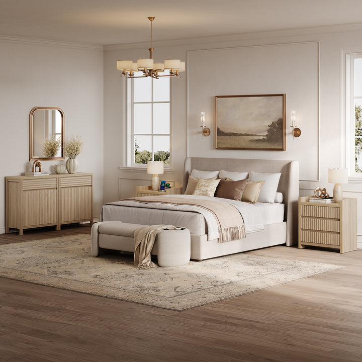 Prelude 3-Drawer Nightstand, Charging Station