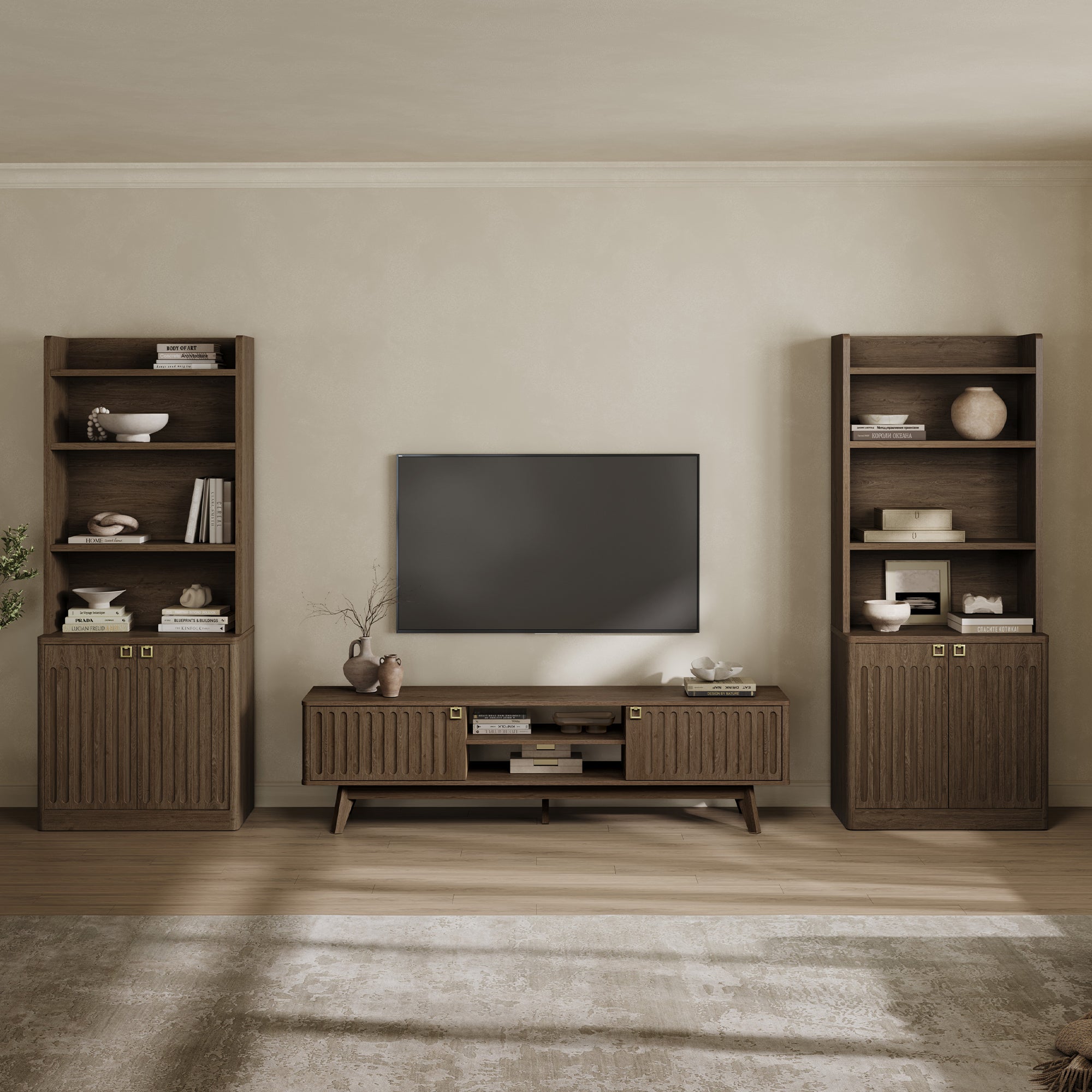 Domus Modern TV Stand, 2 Doors