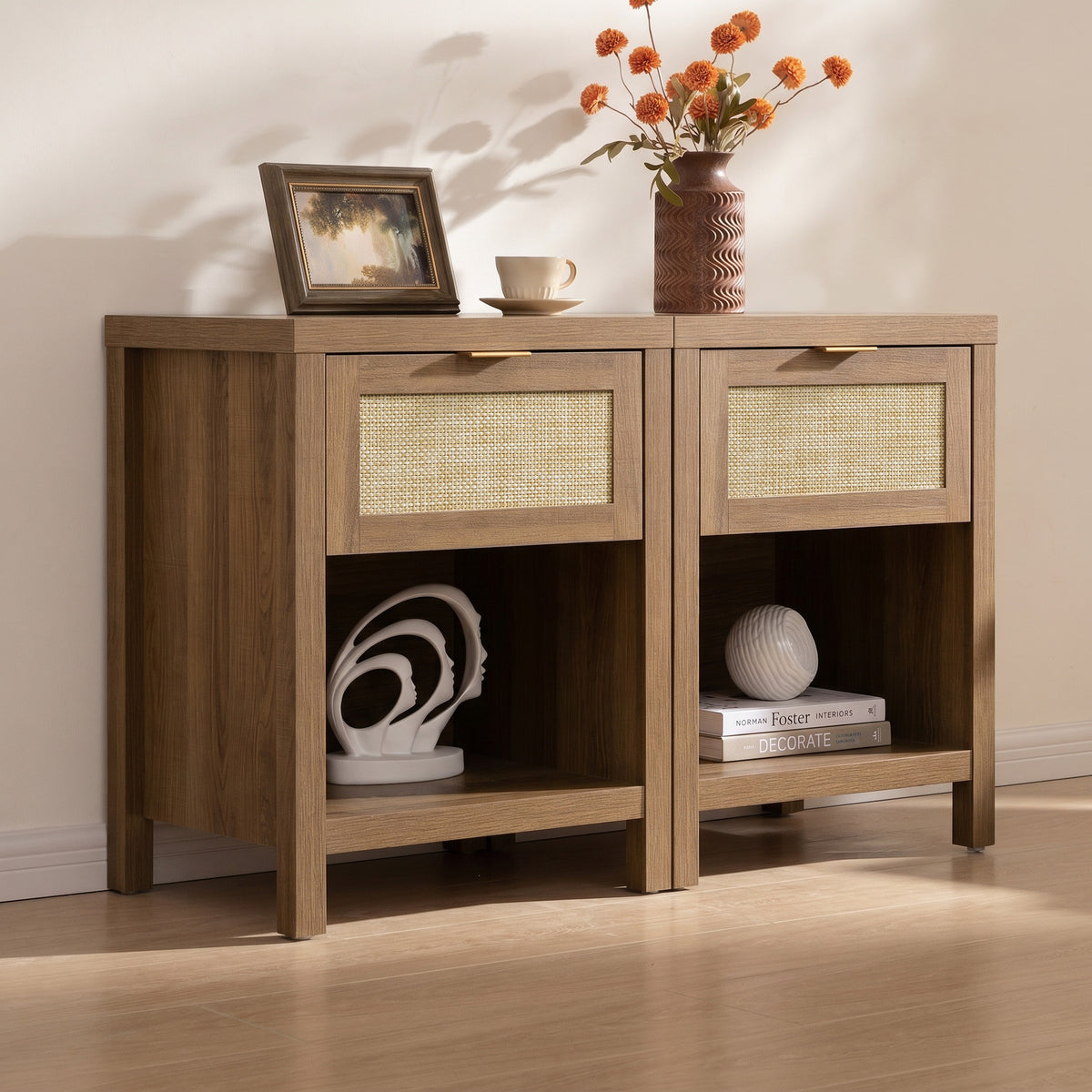 Savanna Rattan Nightstand