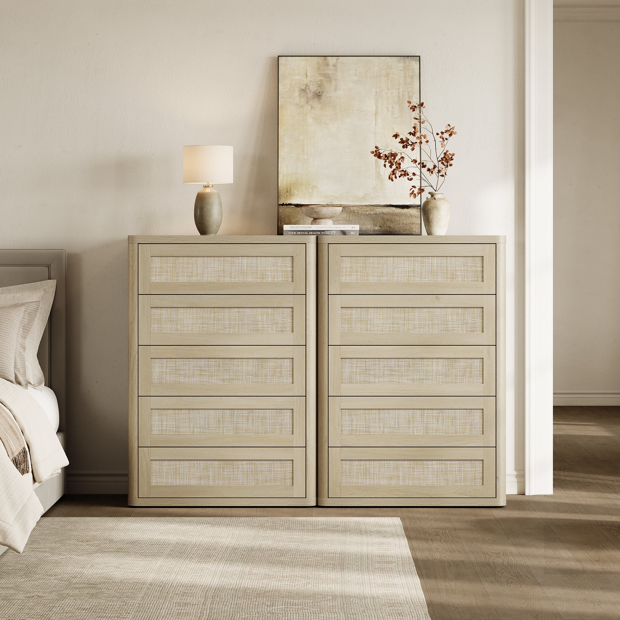 Zura Modern Dresser with 5 Drawers