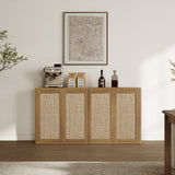 Zura Modular Sideboards Set of 2, Amber Oak