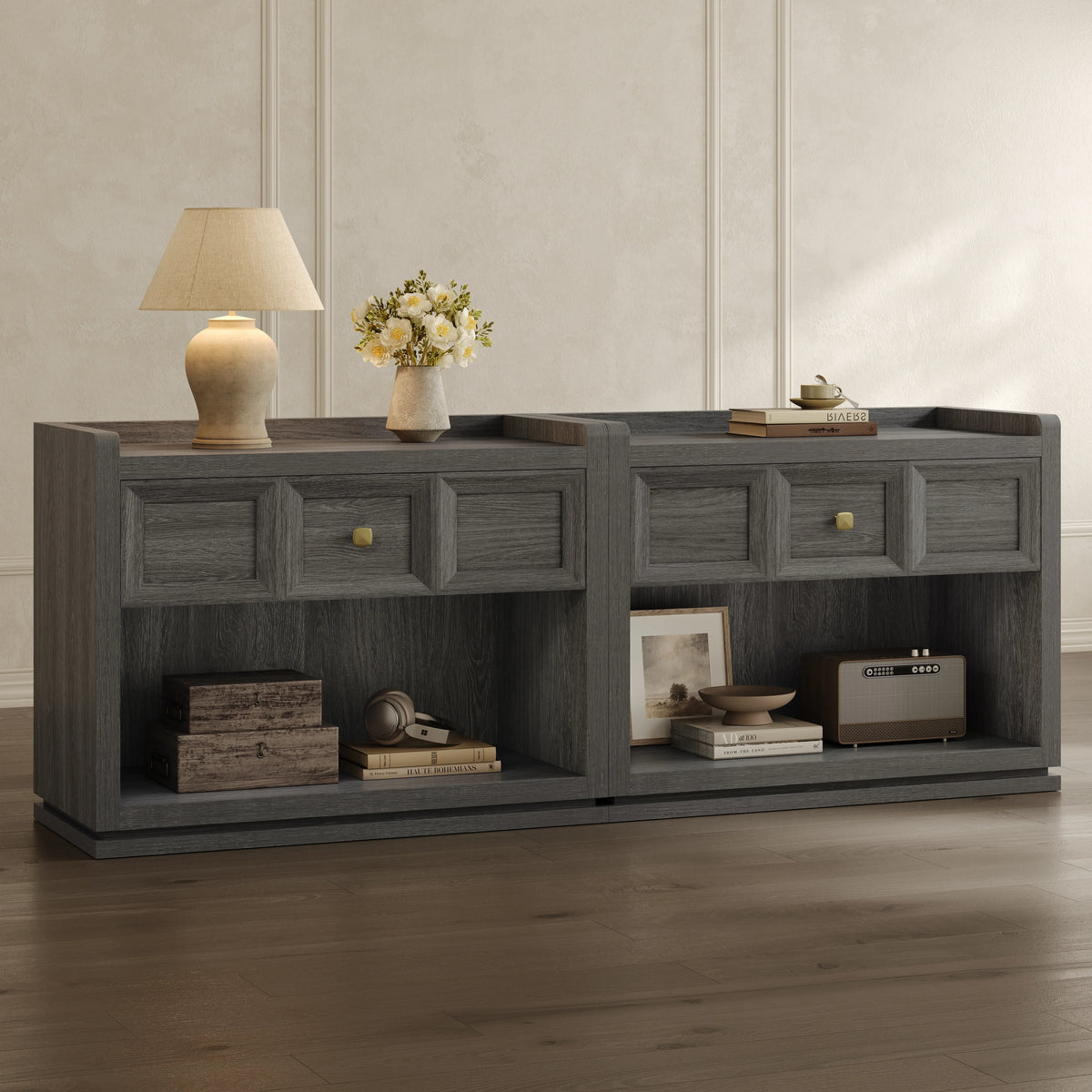 Helio Side Table, 31 Inch Wide