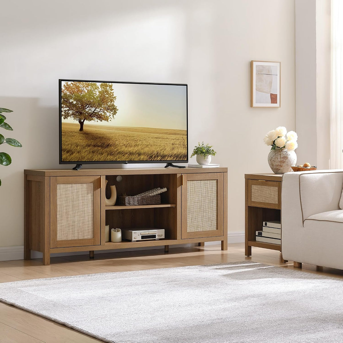 Savanna TV Stands with Shelves
