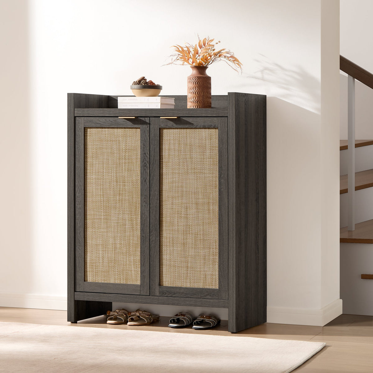 Savanna 2-Door Shoe Storage Cabinet, Set of 3
