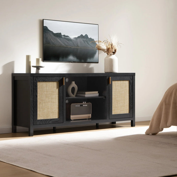 Savanna Black TV Stand