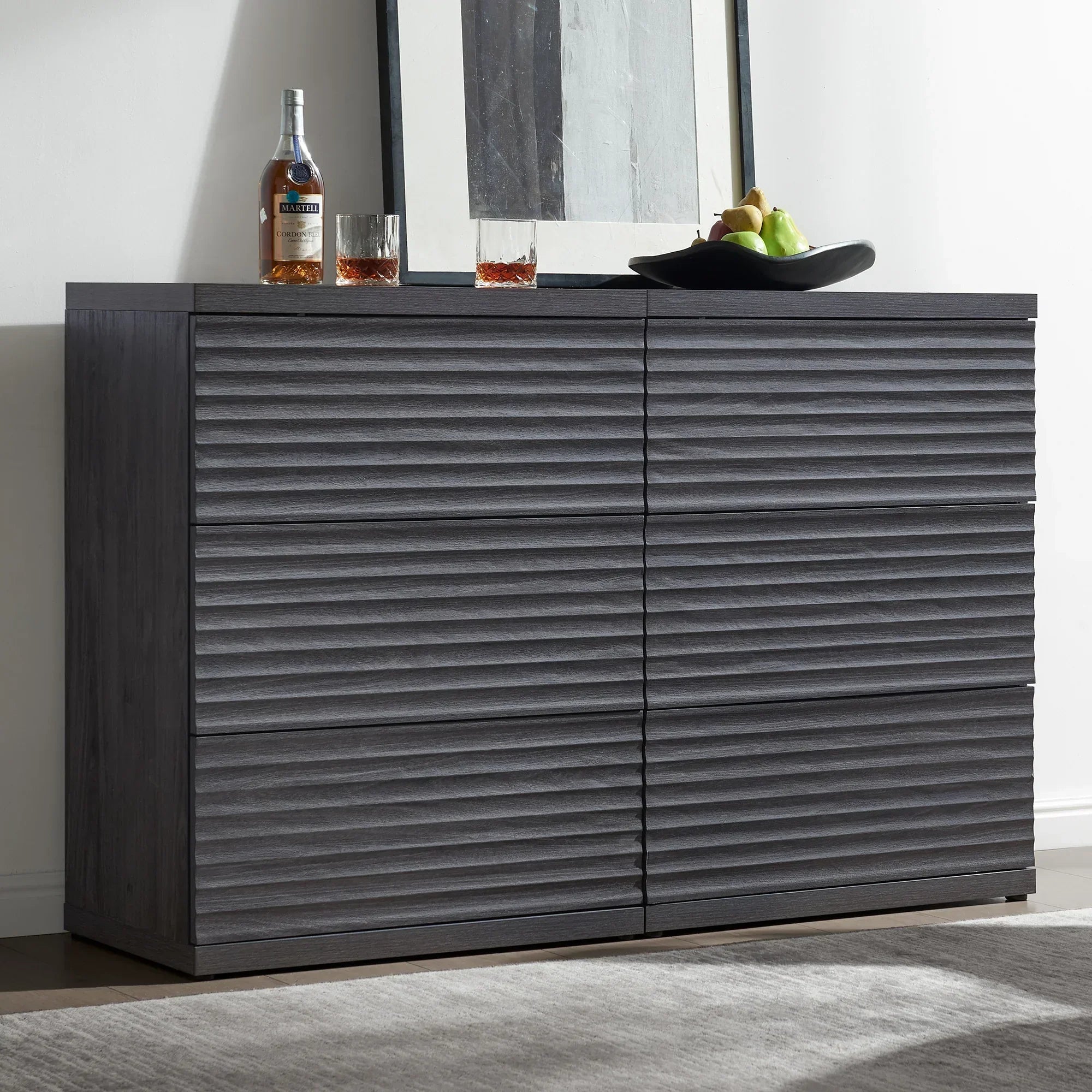 Stria Sectional Chest of Drawers with Storage