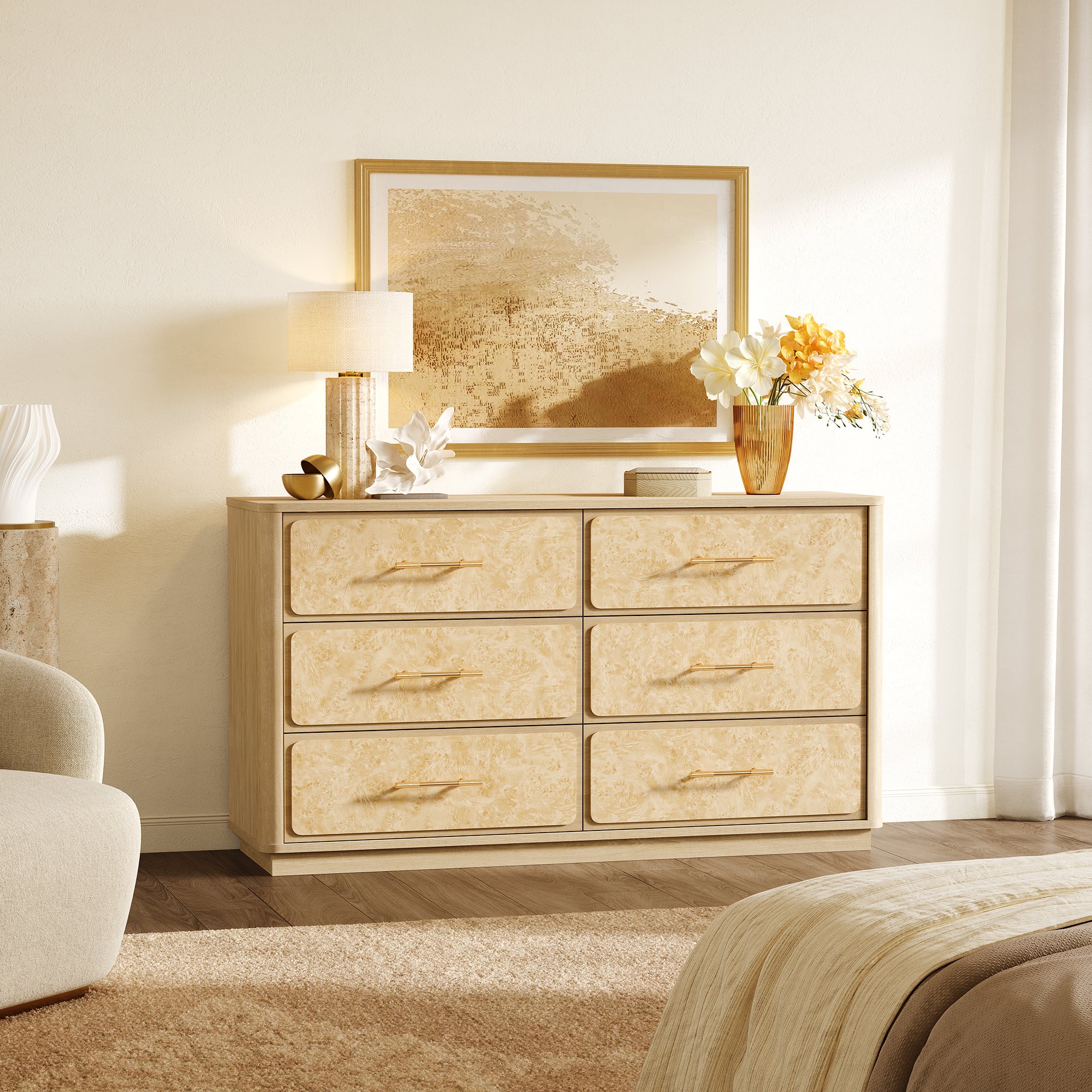 SICOTAS Burluxe Modern Bedroom Furniture Set with Storage