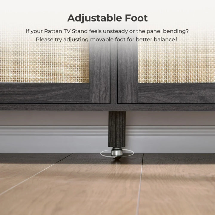 Terra White TV Stand for 60 Inch TV