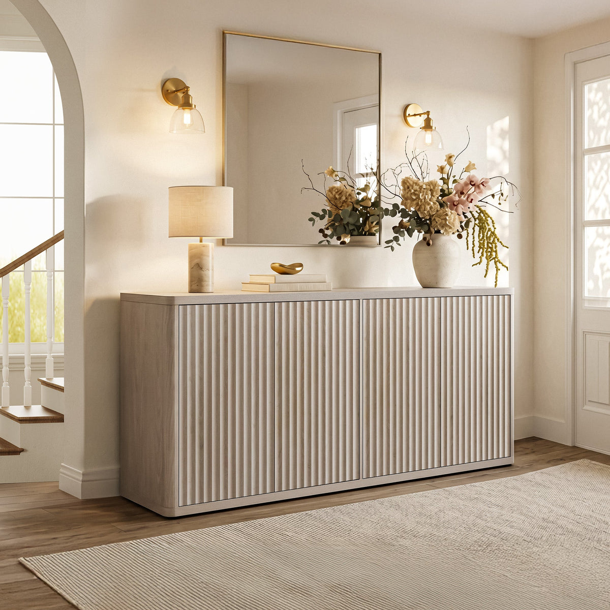 Cas Sideboards with Doors, Set of 2