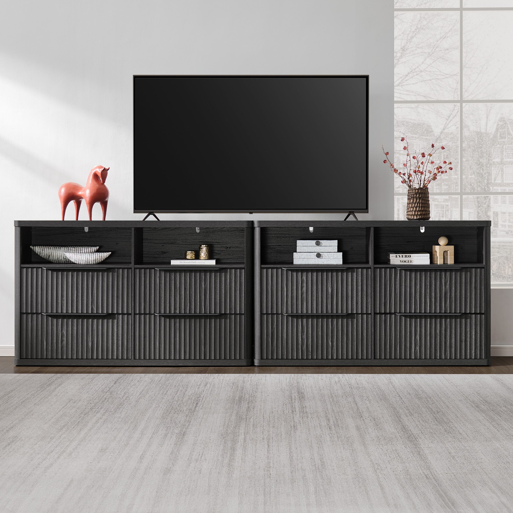 Cas Horizontal Chest, Open Drawers