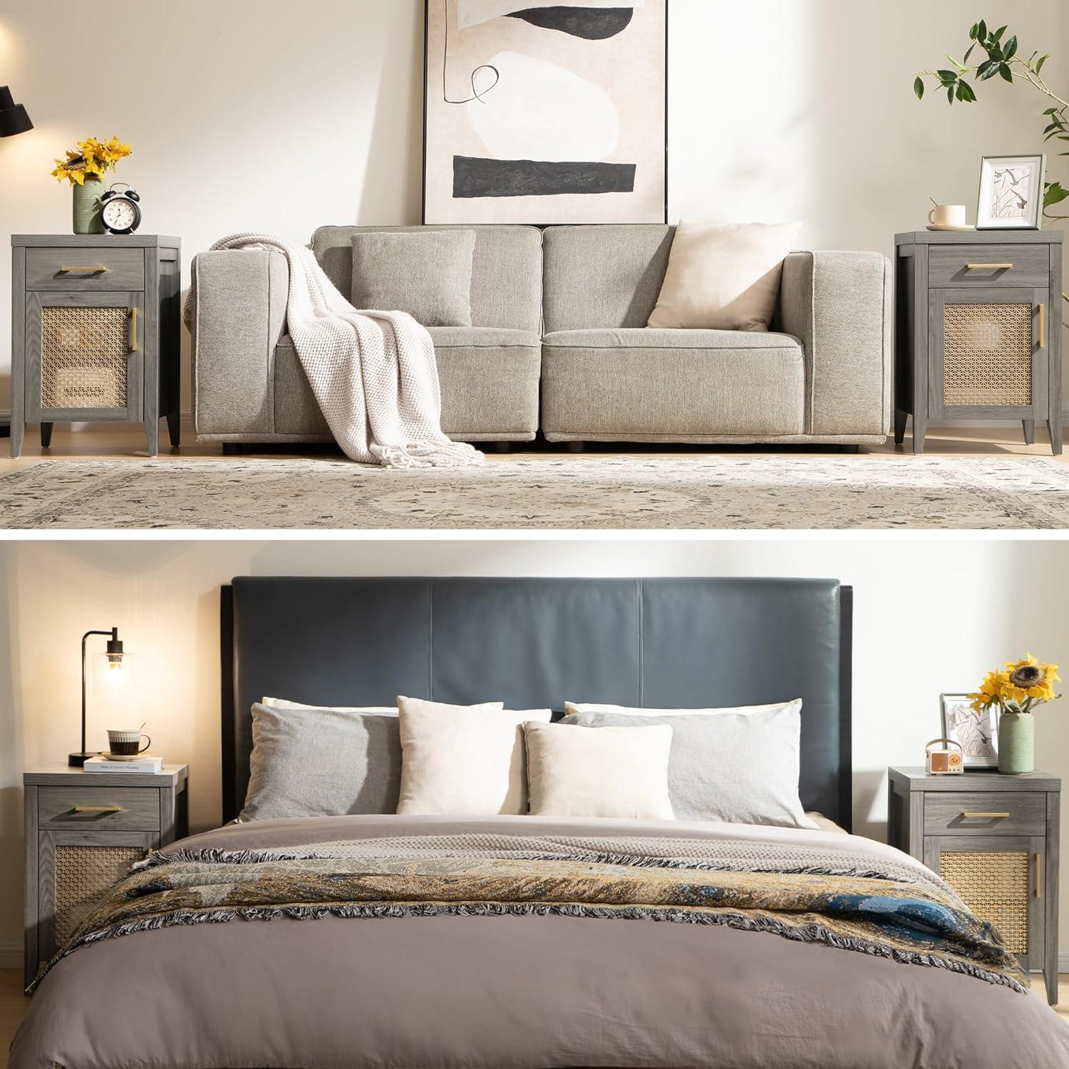 Andy Side Table with Door