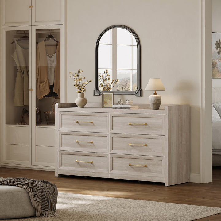 Helio 6 Drawer Dresser and Nightstands Set