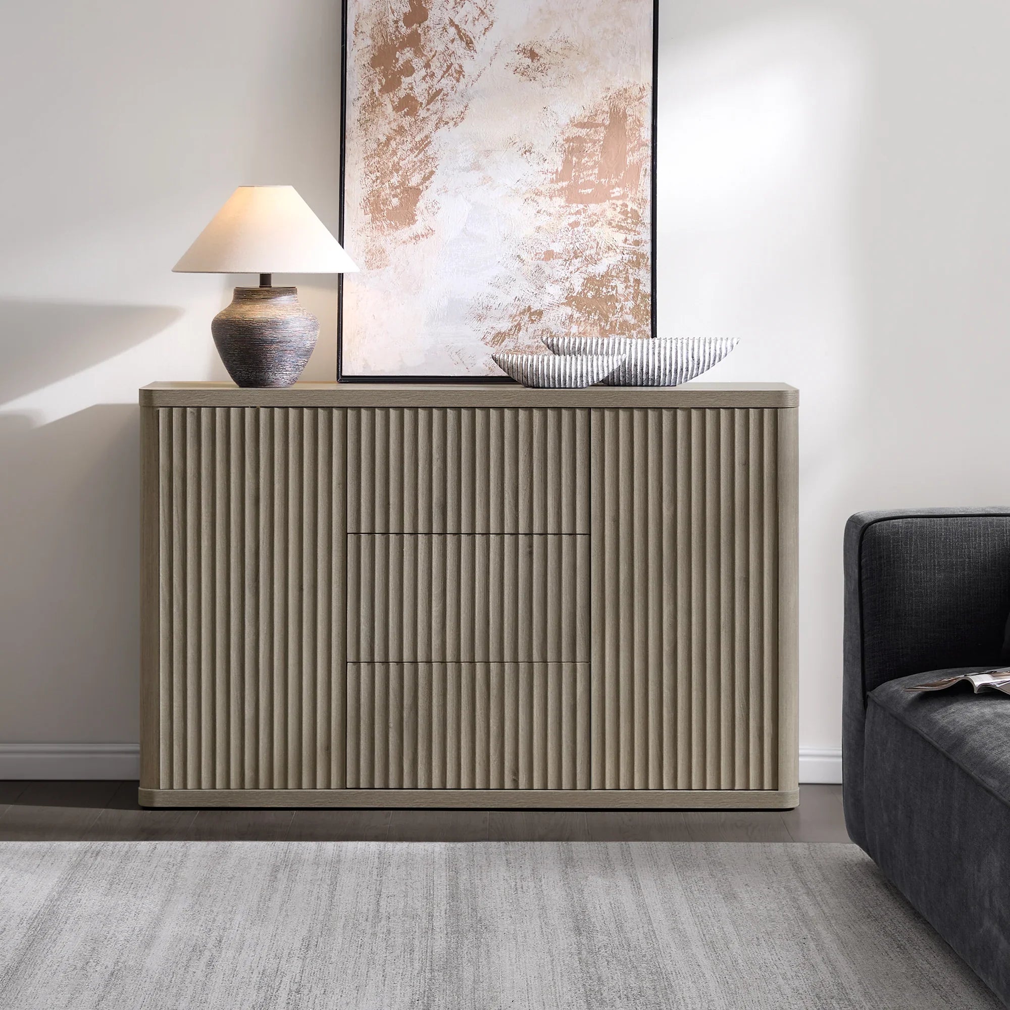 Cas Sideboard With 2 Doors And 3 Drawers