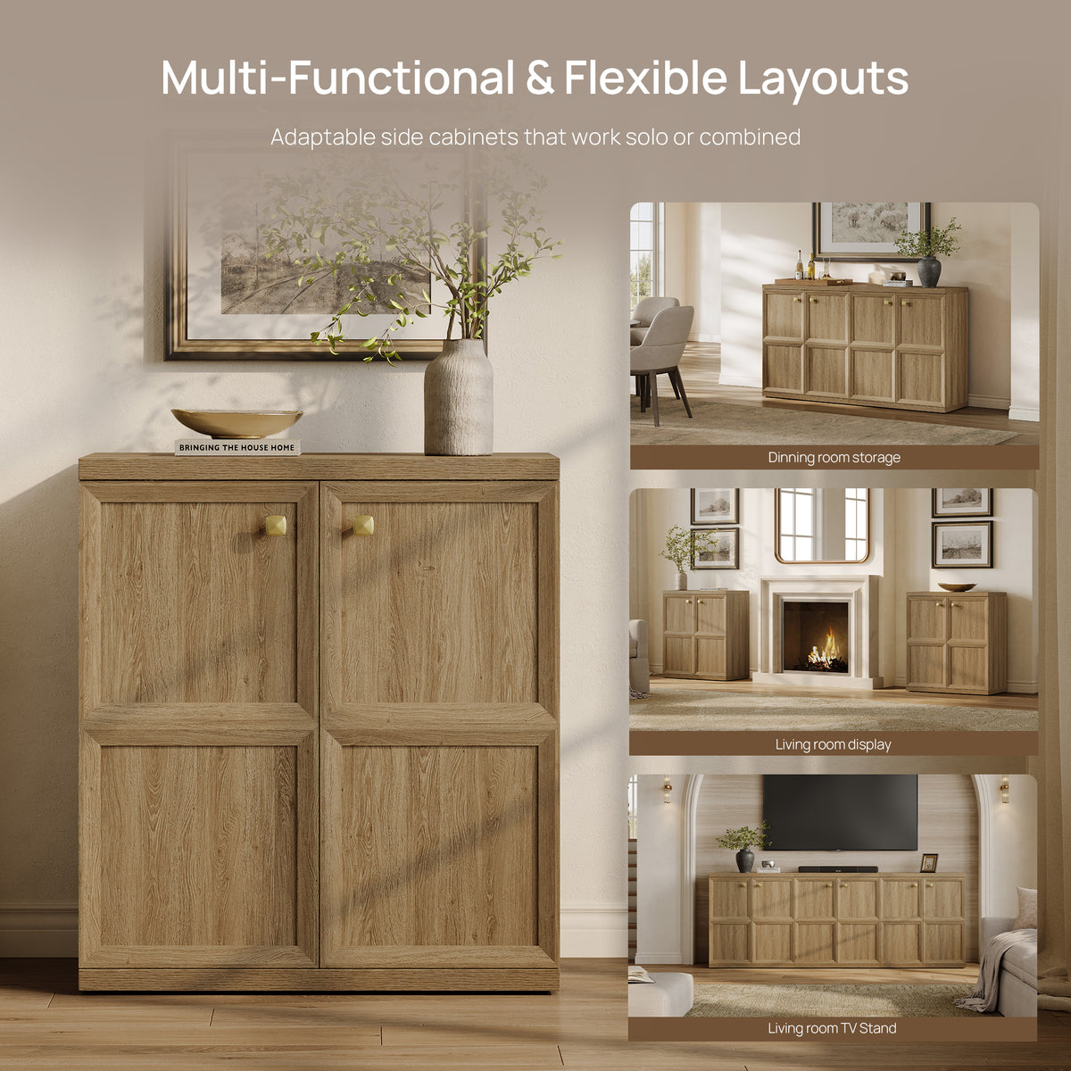 Helio 2-Door Sideboard, Sectional Design