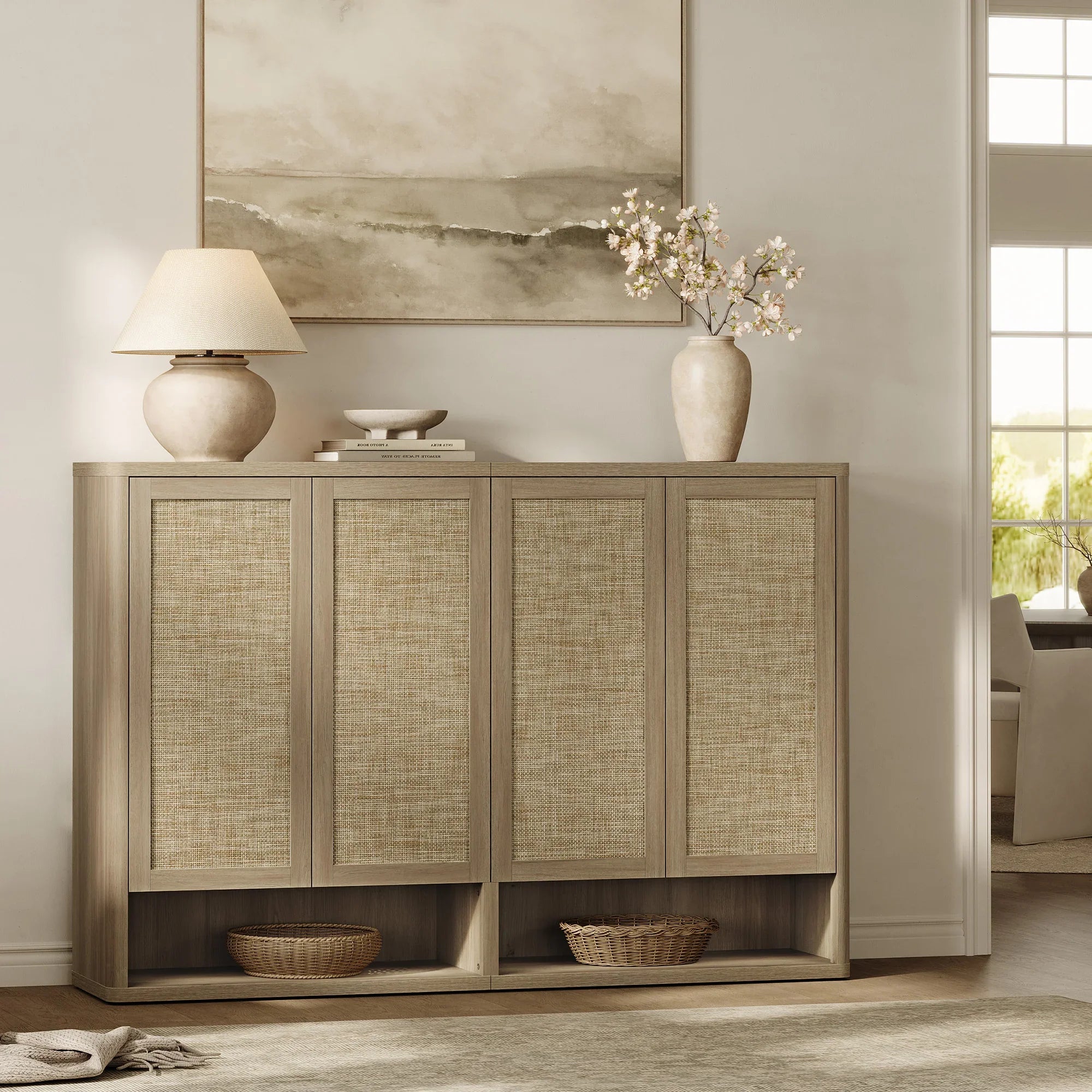 Zura Shoe Cabinet with 4 Doors