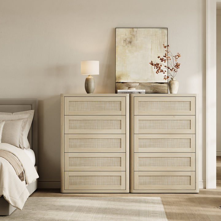Zura Modern Dresser with 5 Drawers