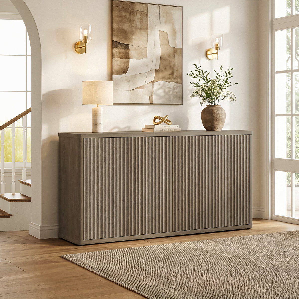 Cas Sideboards with Doors, Set of 2