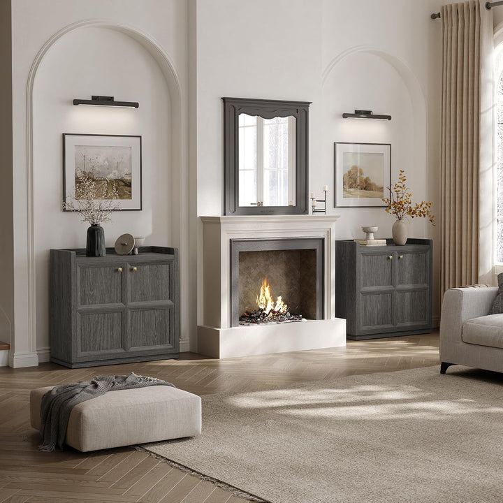 Helio Sideboard Cabinet, Set of 2