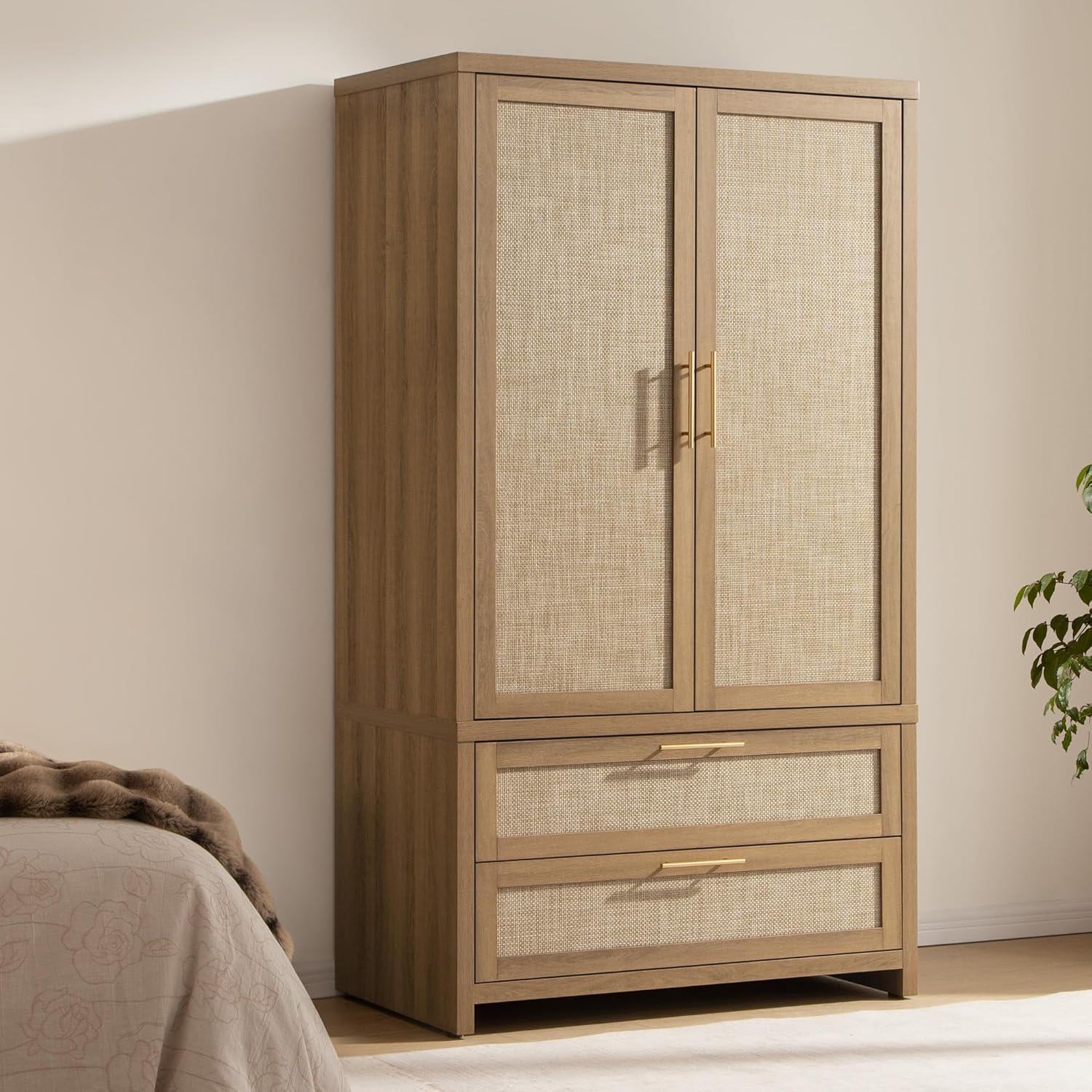 Savanna Wardrobes Closet and Dresser Set