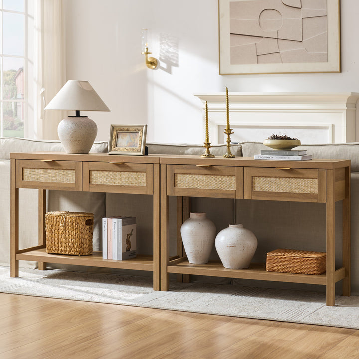 Savanna Black Console Table, Entryway Storage
