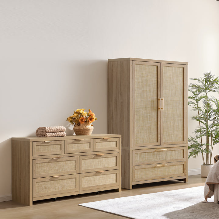 Savanna Dresser and Wardrobe Set-WM