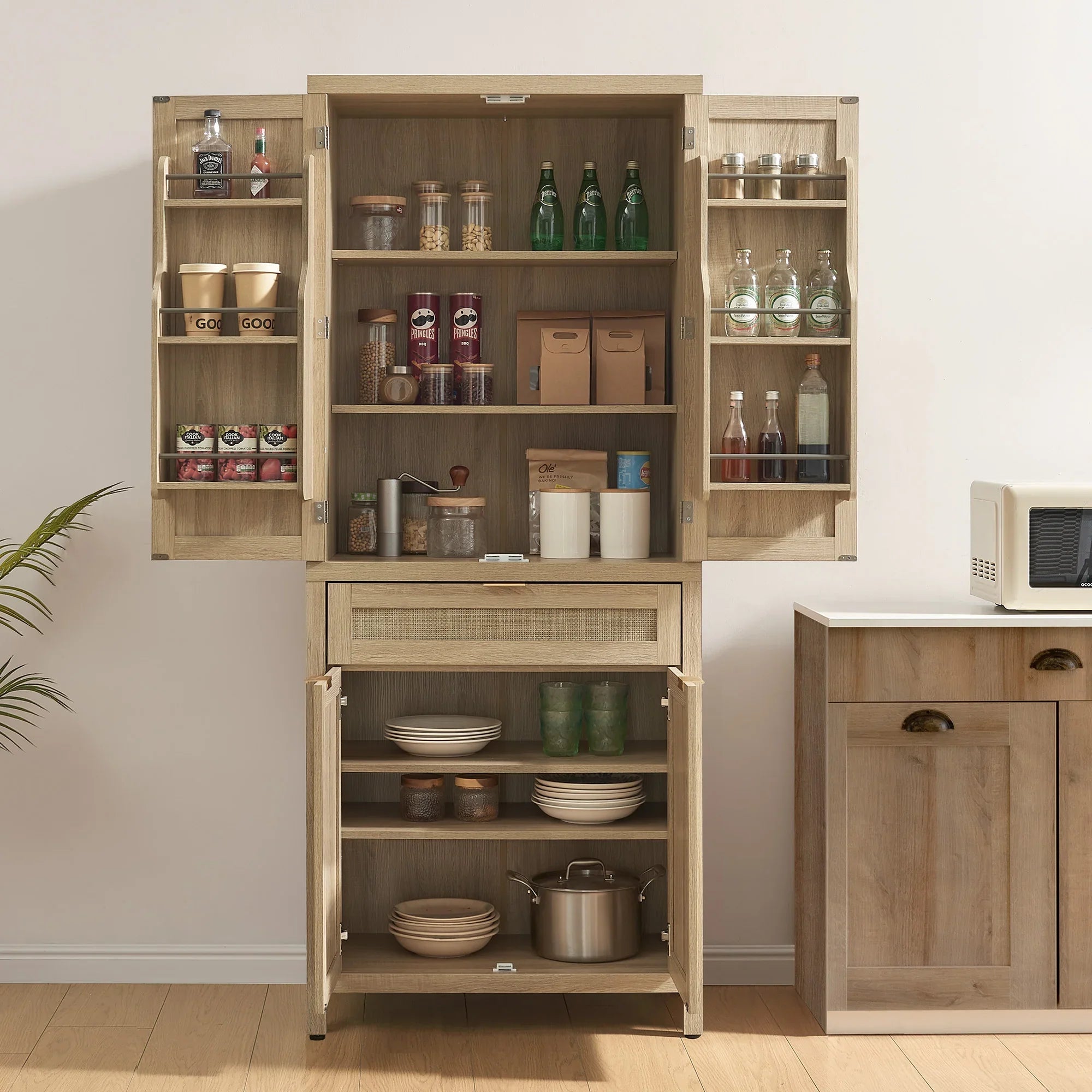 Savanna Pantry Cabinet for Storage