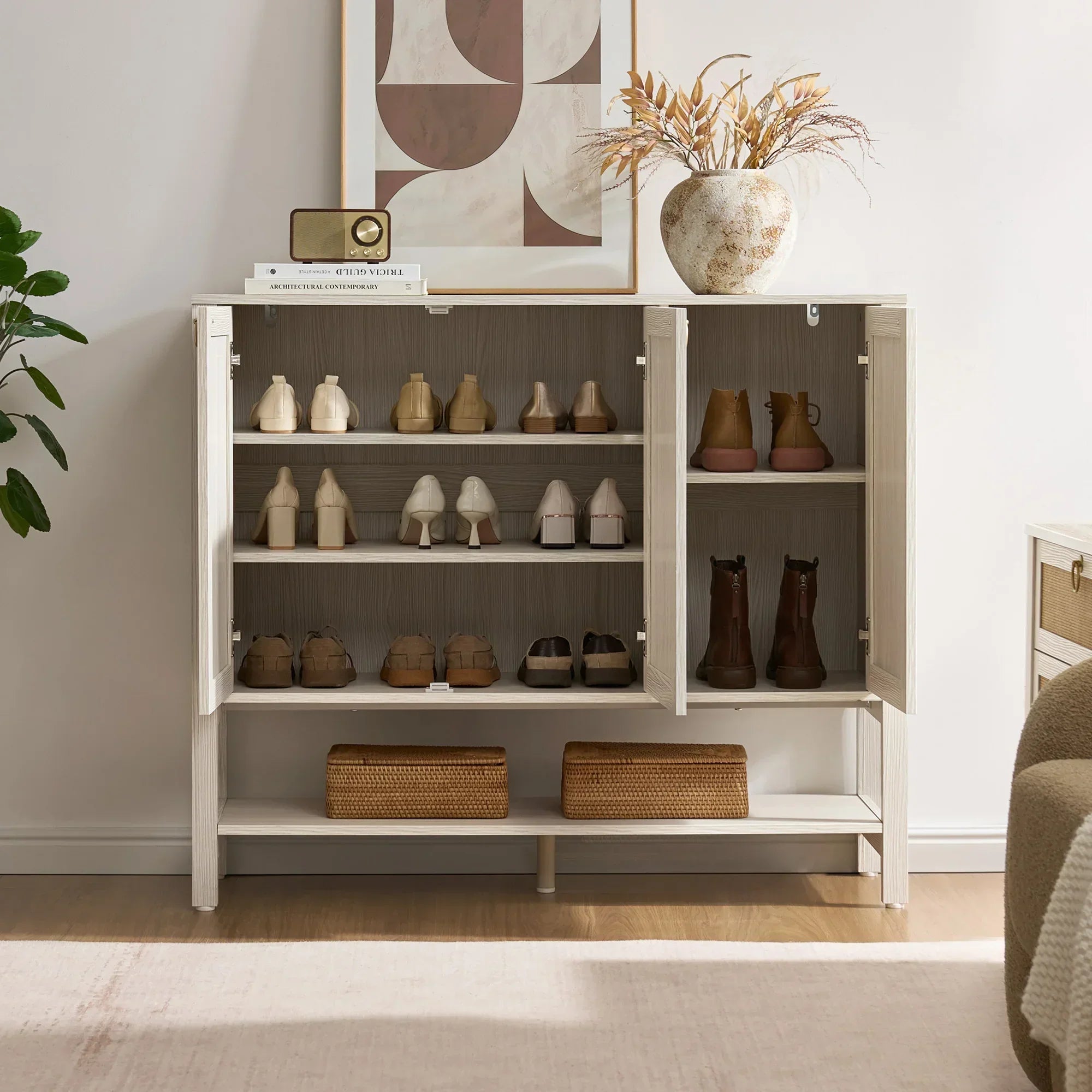 Terra 3-Door Shoe Cabinet