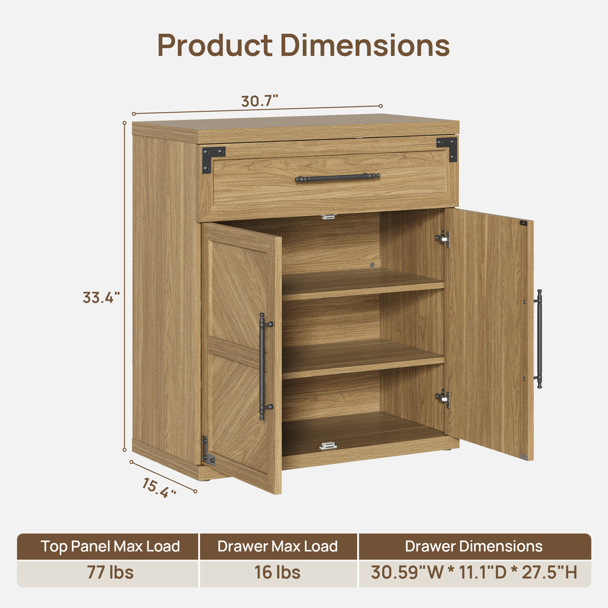 Willow Farmhouse TV Stand for 100Inch TV