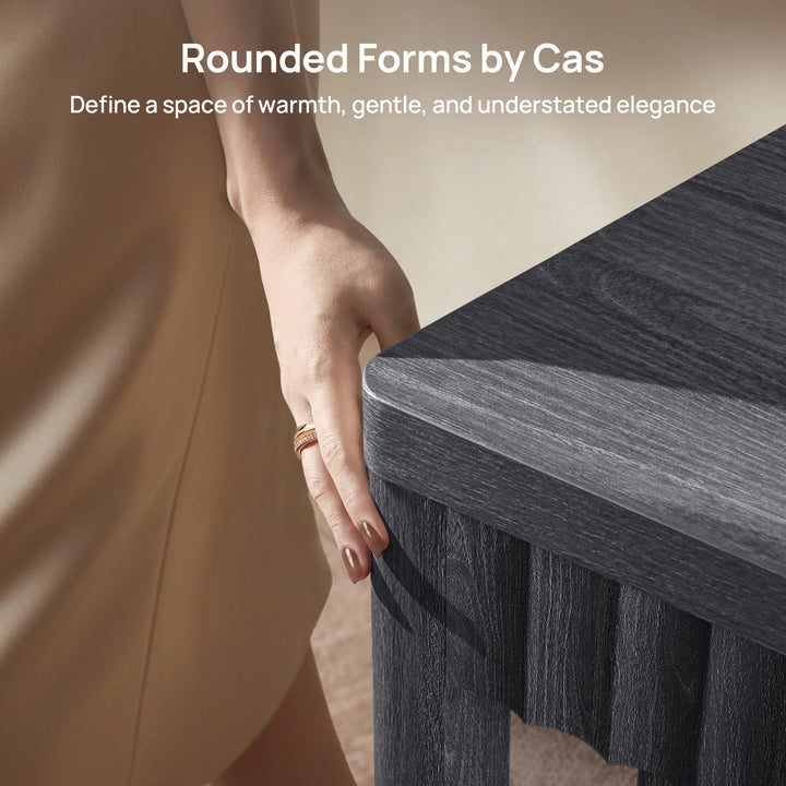 Cas Console Table Entryway, Fluted Design