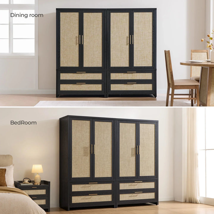 Savanna Wardrobe Closet, 71Inch Height