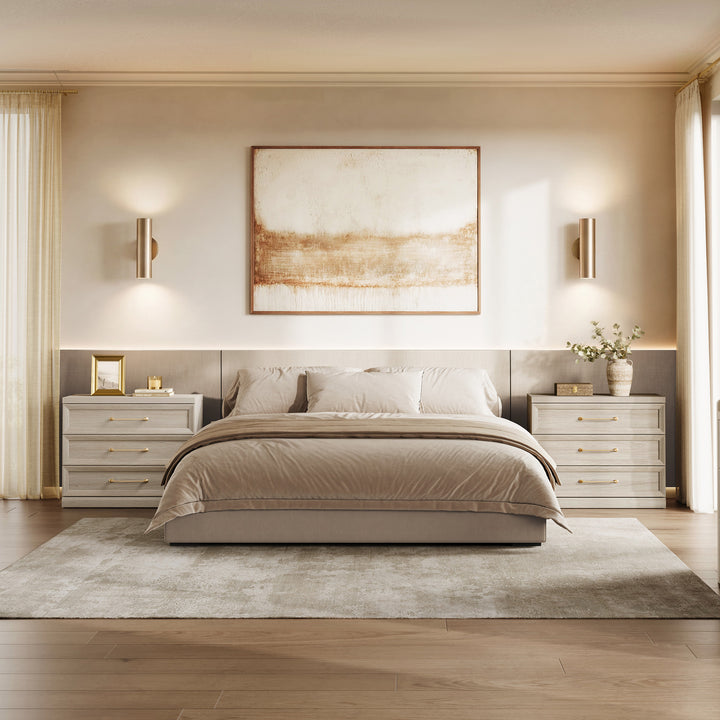 Helio Large Storage Bedroom Sets, Modern Design